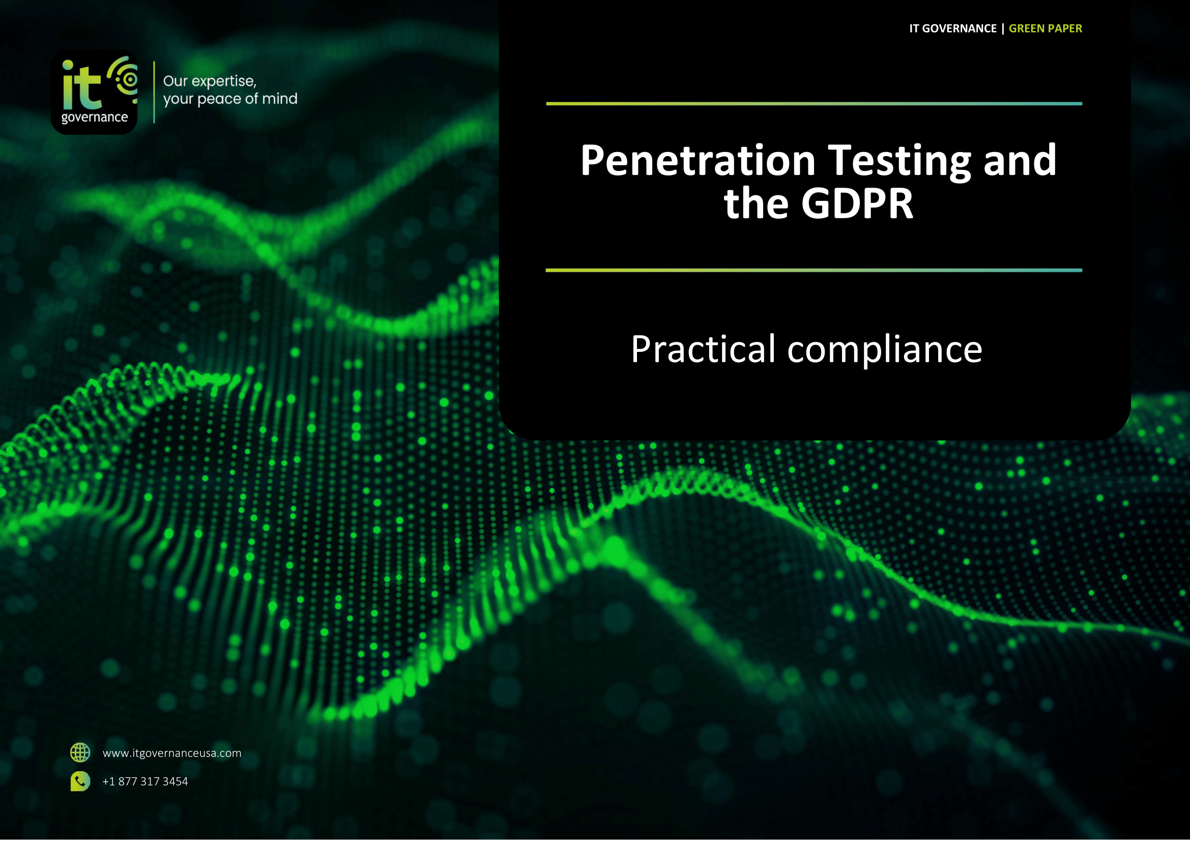 Penetration testing and the GDPR