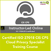 Certified ISO 27018 CIS CPS Training Course