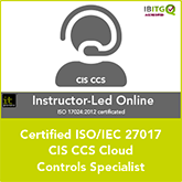 Certified ISO 27017 CIS CCS Training Course